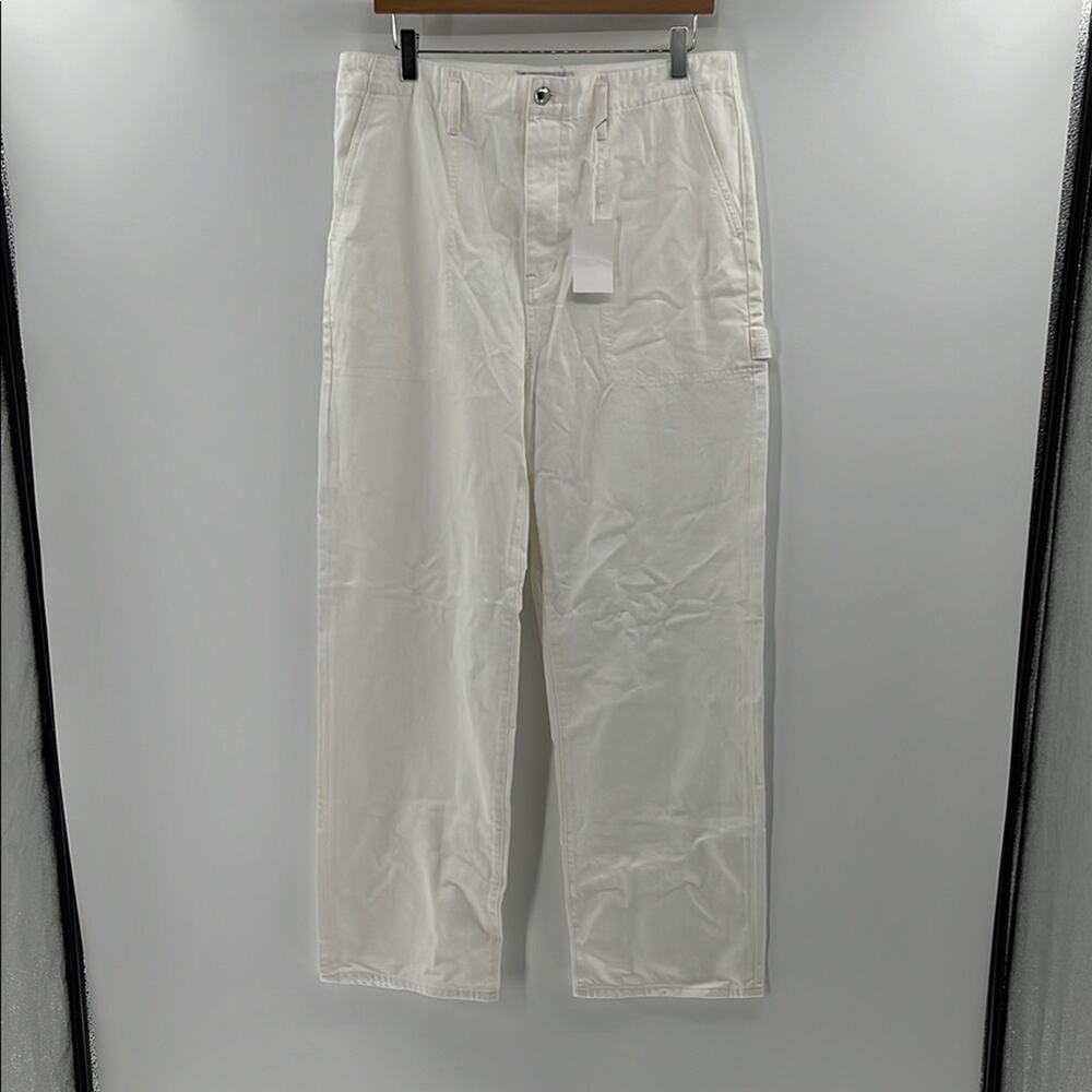 Madewell Alexa Chung Women's Carpenter Baggy Jeans - White - 29 - New with tags
